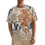 AILLOSA All Over YH-401 Kısa Kollu Baskılı Erkek T-shirt