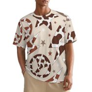 AILLOSA All Over YH-402 Kısa Kollu Baskılı Erkek T-shirt