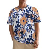 AILLOSA All Over YH-406 Kısa Kollu Baskılı Erkek T-shirt
