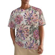 AILLOSA All Over YH-412 Kısa Kollu Baskılı Erkek T-shirt