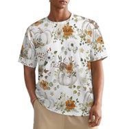 AILLOSA All Over YH-414 Kısa Kollu Baskılı Erkek T-shirt