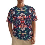 AILLOSA All Over YH-416 Kısa Kollu Baskılı Erkek T-shirt