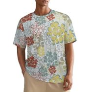 AILLOSA All Over YH-427 Kısa Kollu Baskılı Erkek T-shirt