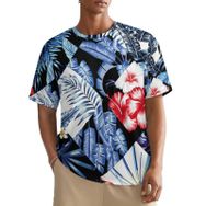 AILLOSA All Over YH-430 Kısa Kollu Baskılı Erkek T-shirt