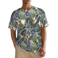AILLOSA All Over YH-431 Kısa Kollu Baskılı Erkek T-shirt