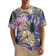 AILLOSA All Over YH-436 Kısa Kollu Baskılı Erkek T-shirt
