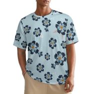 AILLOSA All Over YH-439 Kısa Kollu Baskılı Erkek T-shirt