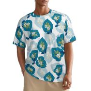 AILLOSA All Over YH-440 Kısa Kollu Baskılı Erkek T-shirt