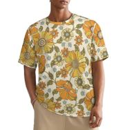 AILLOSA All Over YH-450 Kısa Kollu Baskılı Erkek T-shirt