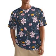 AILLOSA All Over YH-454 Kısa Kollu Baskılı Erkek T-shirt