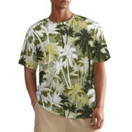 AILLOSA All Over YH-460 Kısa Kollu Baskılı Erkek T-shirt