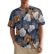 AILLOSA All Over YH-467 Kısa Kollu Baskılı Erkek T-shirt
