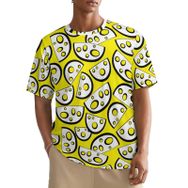 AILLOSA All Over YH-472 Kısa Kollu Baskılı Erkek T-shirt