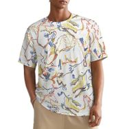 AILLOSA All Over YH-475 Kısa Kollu Baskılı Erkek T-shirt