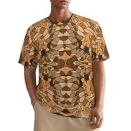 AILLOSA All Over YH-48 Kısa Kollu Baskılı Erkek T-shirt