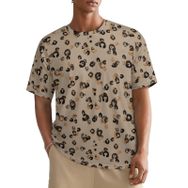 AILLOSA All Over YH-486 Kısa Kollu Baskılı Erkek T-shirt