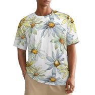 AILLOSA All Over YH-490 Kısa Kollu Baskılı Erkek T-shirt
