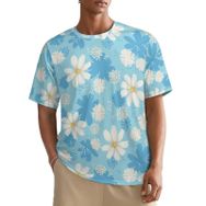 AILLOSA All Over YH-492 Kısa Kollu Baskılı Erkek T-shirt