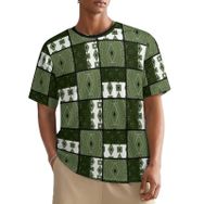 AILLOSA All Over YH-496 Kısa Kollu Baskılı Erkek T-shirt