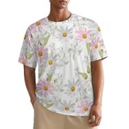 AILLOSA All Over YH-498 Kısa Kollu Baskılı Erkek T-shirt