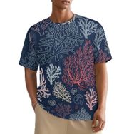 AILLOSA All Over YH-50 Kısa Kollu Baskılı Erkek T-shirt