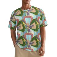 AILLOSA All Over YH-508 Kısa Kollu Baskılı Erkek T-shirt