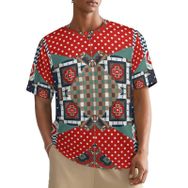 AILLOSA All Over YH-509 Kısa Kollu Baskılı Erkek T-shirt