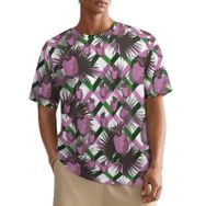 AILLOSA All Over YH-510 Kısa Kollu Baskılı Erkek T-shirt
