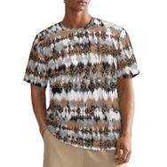 AILLOSA All Over YH-513 Kısa Kollu Baskılı Erkek T-shirt