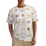 AILLOSA All Over YH-534 Kısa Kollu Baskılı Erkek T-shirt