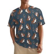 AILLOSA All Over YH-538 Kısa Kollu Baskılı Erkek T-shirt
