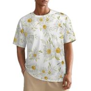AILLOSA All Over YH-541 Kısa Kollu Baskılı Erkek T-shirt