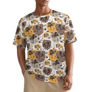 AILLOSA All Over YH-542 Kısa Kollu Baskılı Erkek T-shirt