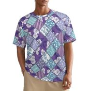 AILLOSA All Over YH-552 Kısa Kollu Baskılı Erkek T-shirt