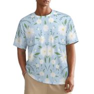 AILLOSA All Over YH-553 Kısa Kollu Baskılı Erkek T-shirt
