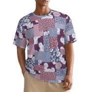 AILLOSA All Over YH-556 Kısa Kollu Baskılı Erkek T-shirt