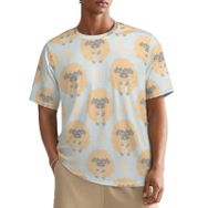 AILLOSA All Over YH-559 Kısa Kollu Baskılı Erkek T-shirt