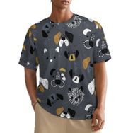 AILLOSA All Over YH-560 Kısa Kollu Baskılı Erkek T-shirt