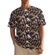 AILLOSA All Over YH-561 Kısa Kollu Baskılı Erkek T-shirt