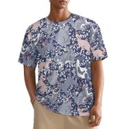 AILLOSA All Over YH-565 Kısa Kollu Baskılı Erkek T-shirt