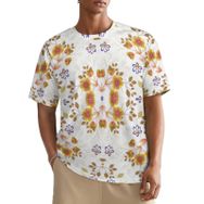 AILLOSA All Over YH-576 Kısa Kollu Baskılı Erkek T-shirt