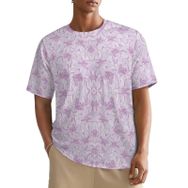 AILLOSA All Over YH-580 Kısa Kollu Baskılı Erkek T-shirt