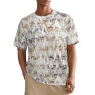 AILLOSA All Over YH-584 Kısa Kollu Baskılı Erkek T-shirt