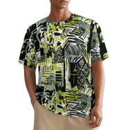 AILLOSA All Over YH-586 Kısa Kollu Baskılı Erkek T-shirt
