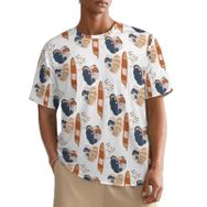 AILLOSA All Over YH-588 Kısa Kollu Baskılı Erkek T-shirt