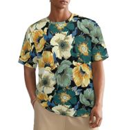 AILLOSA All Over YH-595 Kısa Kollu Baskılı Erkek T-shirt