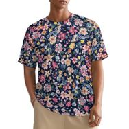 AILLOSA All Over YH-600 Kısa Kollu Baskılı Erkek T-shirt