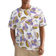 AILLOSA All Over YH-609 Kısa Kollu Baskılı Erkek T-shirt
