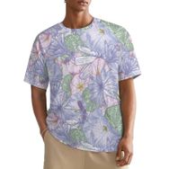 AILLOSA All Over YH-615 Kısa Kollu Baskılı Erkek T-shirt