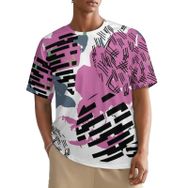 AILLOSA All Over YH-635 Kısa Kollu Baskılı Erkek T-shirt
